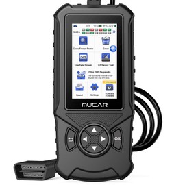 MUCAR CDE900 OBD2 Scanner, DIY OBD2 Car Code Reader Diagnostic Scan Tool,4" Touchscreen & Android 6.0,AutoVIN,Emission Test,Live Data,DTC Lookup,One-Click Update & Print,Built-in Online Service