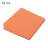 MECCANIXITY 50 Sheet Origami Paper Double Sided Dark Orange 2.5x2.5