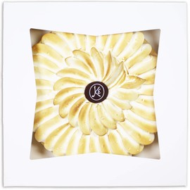 BAKELUV 9x9x2.5 White Pie Boxes with Window, 100 Pack Food Grade Cardboard Bakery Boxes