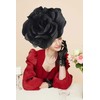 Gionforsy Fascinators Hat (US, Alpha, One Size, Black)