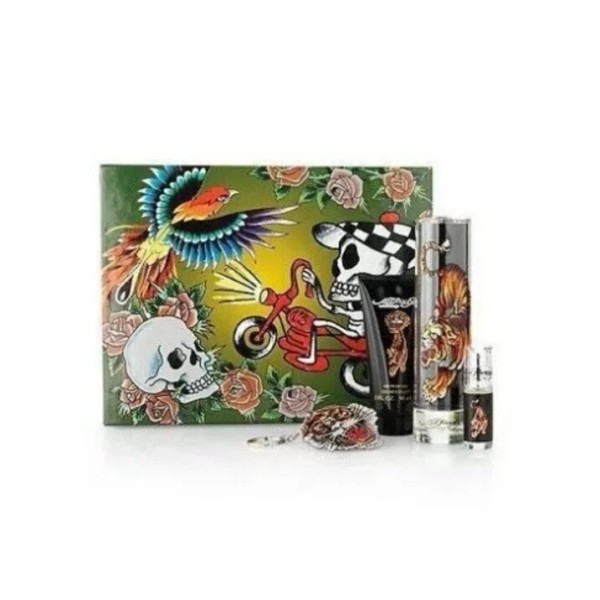ED HARDY Men's Cologne Gift Set 3.4 edt + .25