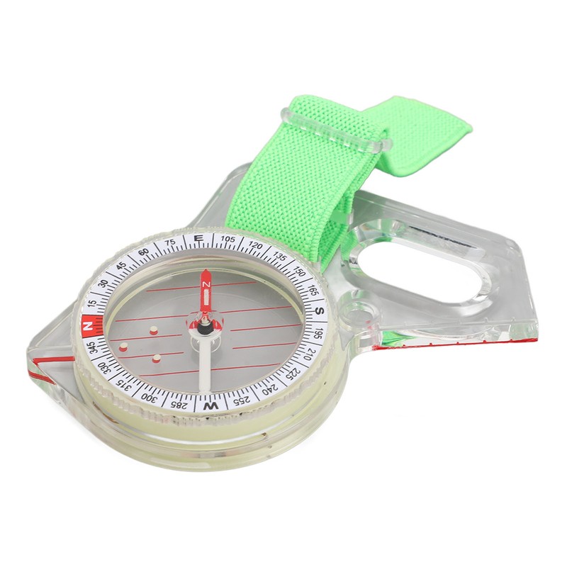 Orienteering Compass Luminous Versatile Sensitive Portable Backpacking Compass for Camping