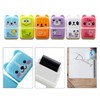 Lotsdonxia 6-Piece Erasers Roller Set Cartoon Animal Characters Pencil Erasers