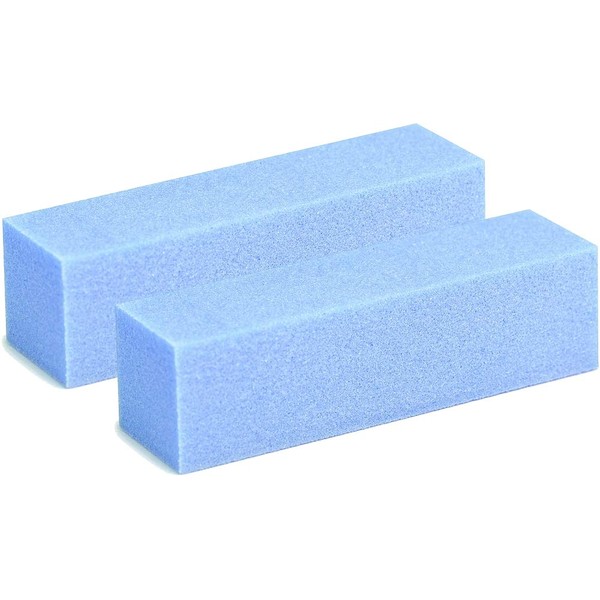 Pack of 2 buffer professional sanding blocks, grit 100 (blue)