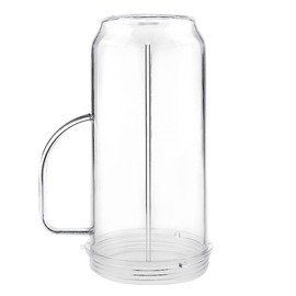 QueenTrade QT Tall 22oz Replacement Part Cup Mug with handle compatible with 250w Magic Bullet On-The-Go Mug