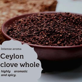 Tropical Goodness Pure Ceylon Clove Whole, Organic Whole Cloves, USDA & Kosher Certified, Premium Grade, 16 oz, Non-GMO, Gluten-Free (1 lb)