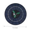 Mipcase Solar Fountain Pump with RGB Lights Solar Feature for