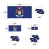 Desert Cactus Michigan State Flag Sticker MI Decal Variety Size