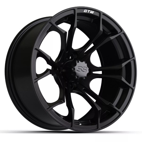 GTW Golf Cart GTW 15x7 Matte Black Spyder Wheel |