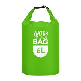 PATIKIL 6L Waterproof Dry Bag, Portable Dry Sack Roll Top Bag Lightweight Dry Storage Bag for Gym Kayaking Hiking Swimming Camping, Fruit Green
