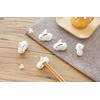 speed mao Cute Rabbit Ceramic Chopsticks Rest Caratory, Set of