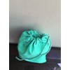 Cotton Single Drawstring Muslin Bags 3"x5" (Green Color)-50 Count Pack