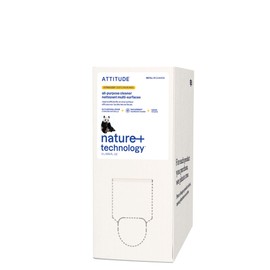 ATTITUDE All-Purpose Cleaner Refill, EWG Verified, Plant-Based & Vegan, Multi-Surface Cleaning Spray, Citrus Zest Scent, 67.6 Fl Oz