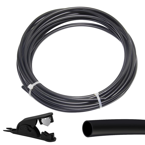 10 Meter PTFE Schlauch 4mm x 2,5mm, mit Rohrschneider, PTFE