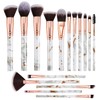 DUAIU Brochas de Maquillaje 16PCs Set de Brochas de Maquillaje