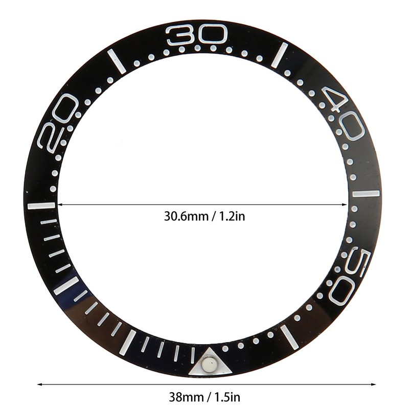 Professional Watch Bezel Insert 38mm Ceramic Watch Bezel Ring Repair
