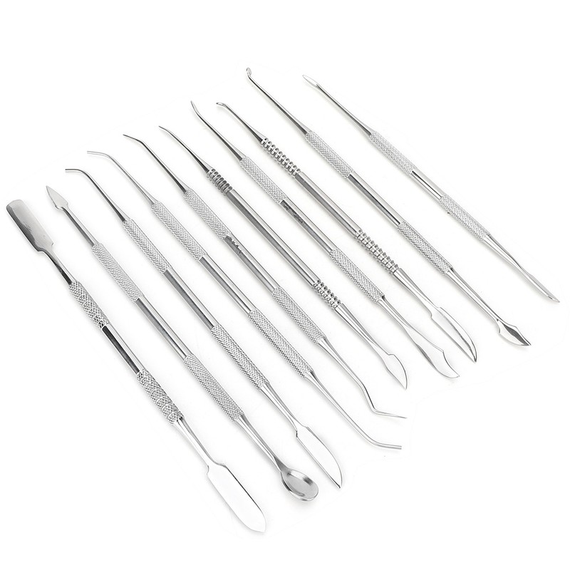 10Pcs Stainless Steel Clay Knife Sculpey DIY Sculpt Carving Knife