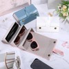 PATIKIL Travel Sunglasses Organizer, 3 Slot Large Foldable Sunglasses Holder,