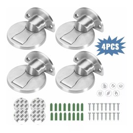 LOMETEB Tope Magnetico Acero Inoxidable Para Puertasimpermeable 4pcs