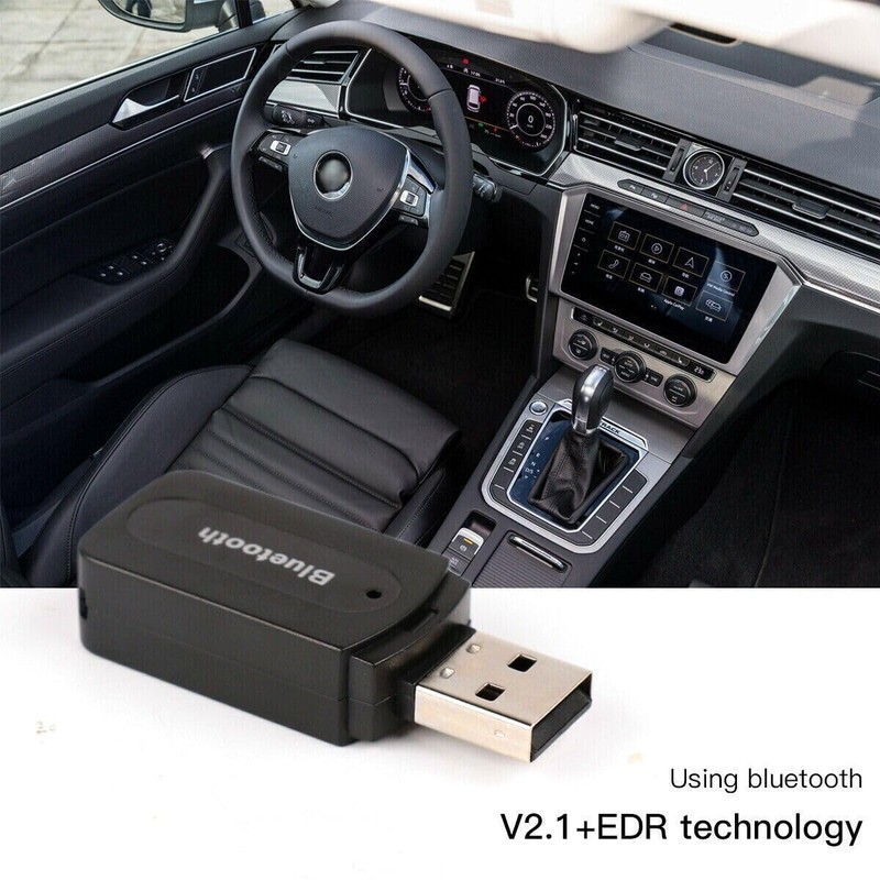 3.5mm to USB Bluetooth Receiver Adapter for Seamless Audio Streaming