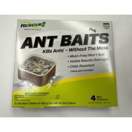 RESCUE Ant Bait Trap RESCUE AB4 Bait Stations Pest Control PACK/4