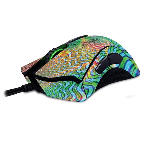 MightySkins Skin Compatible with Razer Deathadder Elite - Psychedelic |