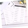 Ipetboom Natural Waterproof Eyebrow Stickers 2 Sheets/18 Pairs Eyebrow Makeup