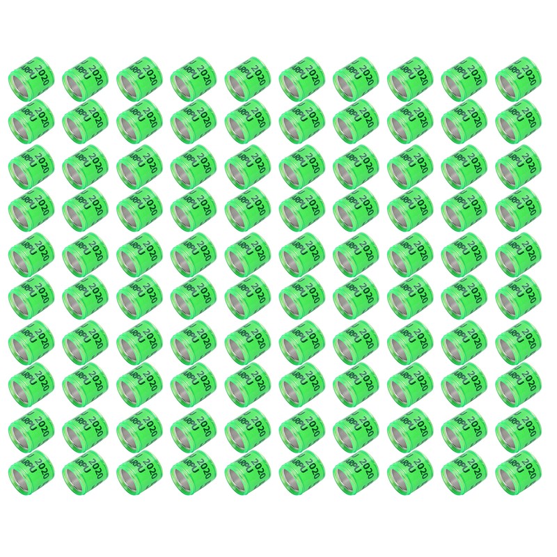 100Pcs Pigeons Leg Ring Bird Foot Ring Aluminium Alloy Identify