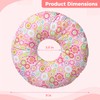 9 Inch Ear Piercing Pillow with Invisible Zipper, O-Shaped Pillow