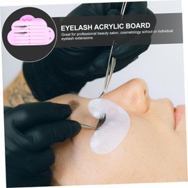 Healeved Grafting Eyelash Board Curler Lash Extension Remover Pallet Tray Lift Eyelash Holder Lash Extensions Lash Cluster Kit Lashes Individual Cluster Tape Cluster Lashes Acrylic