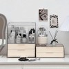 PLINJOY Makeup Storage Organizer Box Large Cosmetic Display Cases Dustproof