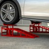 2 Pack Hydraulic Car Ramps 5T 10000lbs Low Profile Car