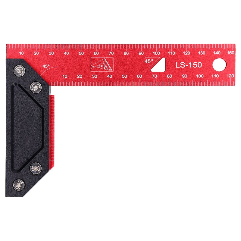 Aluminum Framing Woodworking Squares High Accuracy L Scribing Ruler with