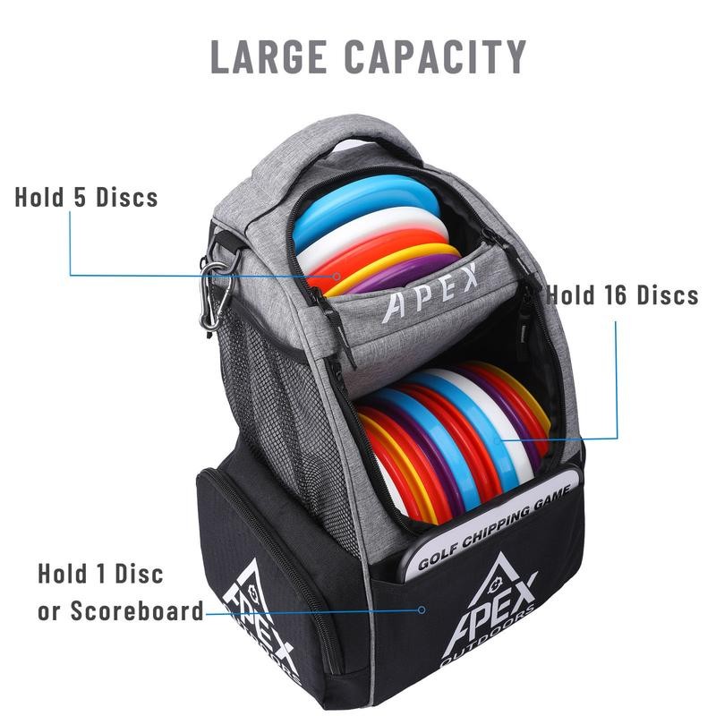 Apex Outdoors Disc Golf Bag, Disc Golf Backpack with 20+