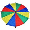 GSI Kids Play Parachute Rainbow Parachute Toy Tent Game for