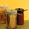 Silicone Airlock Fermentation Lids for Small Mouth Mason Jars. For