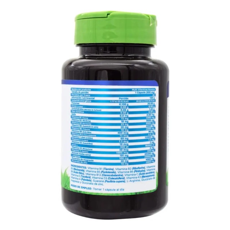 Multivitaminas Hombre Vidanat Capsulas Sabor Neutro