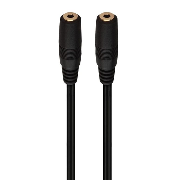 jasavdio 2.5mm Audio Extension Cable 4Pole;2.5mm Female to Female Adapter
