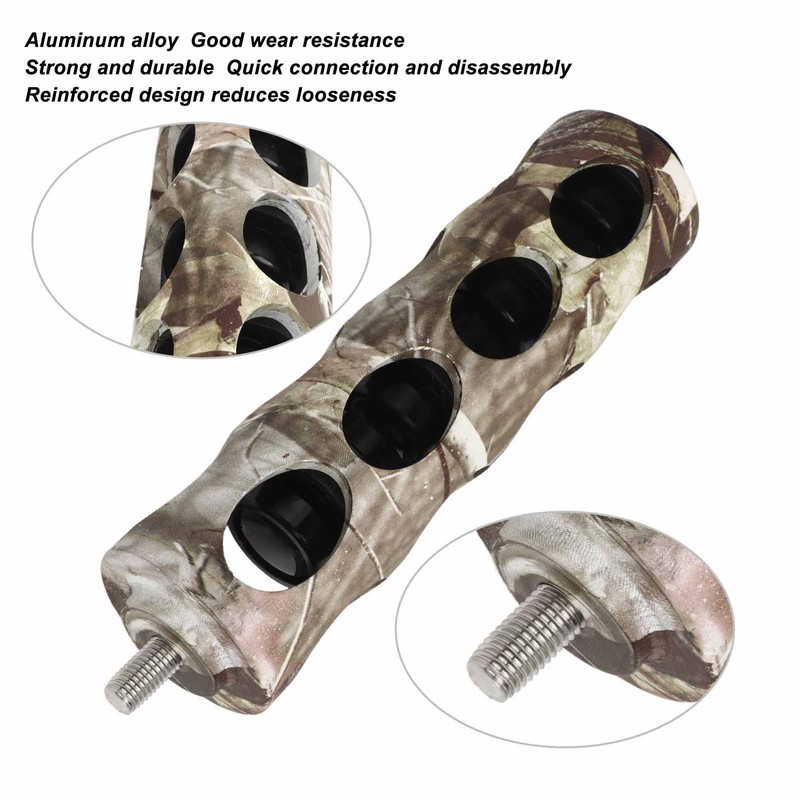 Archery Bow Stabilizer 6 Inch Aluminum Alloy Rubber Damper Vibration
