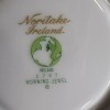 NORITAKE IRELAND” MORNING JEWEL” # 2767 FOOTED CUP & SAUCER