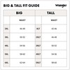 Wrangler Big and Tall Cargo Shorts for Men - Fleece