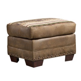 American Furniture Classics Wild Horses Ottoman
