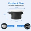 2 Pack 4 Inch ABS Soffit Exhaust Vent with Built-in
