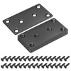 sourcing map 5 Set Mending Plate Metal Flat Bracket Straight