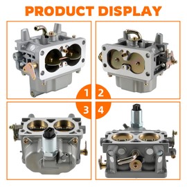 GoaMotors Carb 0G4612 Carburetor with Fuel Pump Kit for Generac GP15000 GT990 GP17500 GT990 Carb Part# 0G4612 0F9035 0K1588