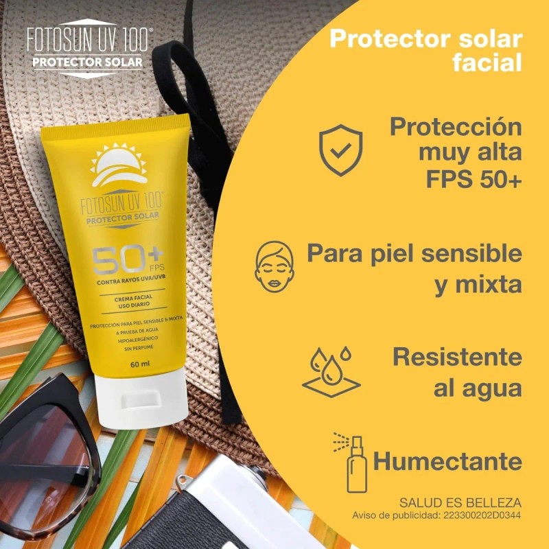 Fotosun 100 Protector Solar Fps Kit Fluid Facial