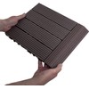 GreenBrokers DEKCO 1 Piece Composite Wood Plastic Decking Interlocking Tiles