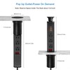 Pop Up Electrical Outlet for Countertop with 30W Max Fast