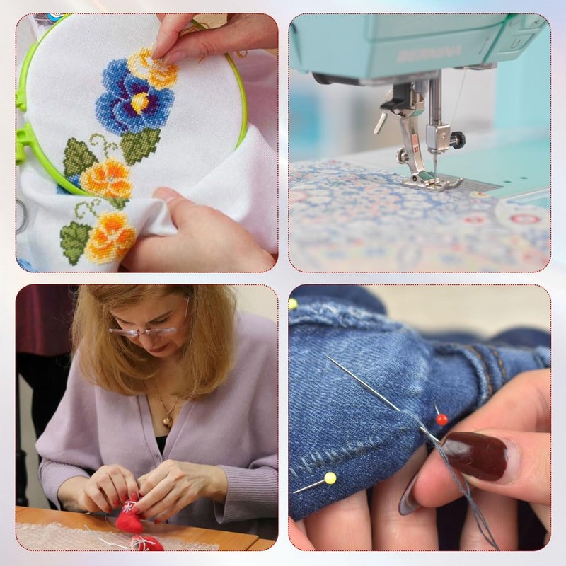 64 Pieces Sewing Thread for Sewing Machine, Sewing Thread Set