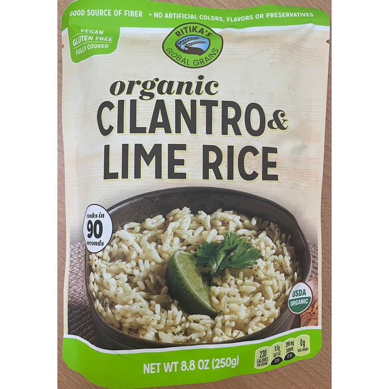 Ritika’s Global Grains Organic Cilantro Lime Rice